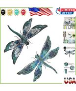 Weather-Resistant Metal Dragonfly Wall Art - Ideal Gift for Nature Lovers - $79.72 CAD