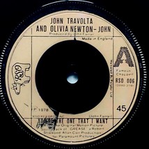 John Travolta &amp; Olivia Newton-John - You&#39;re The One That I Want -7&quot; 45 UK Import - £4.47 GBP