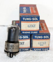 3- Vintage Tung-Sol 6J7/GT Audio Vacuum Tubes ~ NOS ? ~ Boxes Dirty - £47.25 GBP