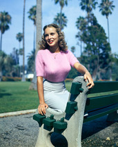 Janet Leigh Rare 1940s Color 16x20 Canvas Giclee huge bust - £55.29 GBP