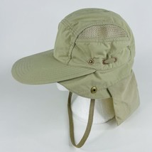 Tilley Cap Baseball 4&quot; Brim, Sz Large 7 1/4-7 1/2 Neck Flap Sun Shade Ad... - £23.15 GBP