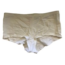 Victoria&#39;s Secret Cotton Signature Logo Boyshort Panty White Women&#39;s Lar... - $26.82 CAD