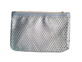 Ipsy Makeup Glam Bag January 2017 Metropolis Ice Blue Cosmetic Travel Ca... - $9.85