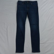 Hollister 5 Short 27 / 26 High Rise Super Skinny Dark Wash Stretch Denim... - £12.31 GBP