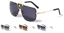 Khan Square Pilot Aviator Sunglasses Sport Classic Casual Retro Designer Fashion - £8.29 GBP+