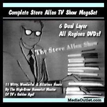 Steve Allen DVD MegaSet 6 Discs Vintage TV Shows All Regions - £64.06 GBP