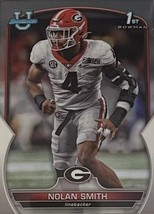 Nolan Smith 2022 1st Bowman Chrome U Card #33 Two Time Nat’l Champs UGA Bulldogs - £11.97 GBP