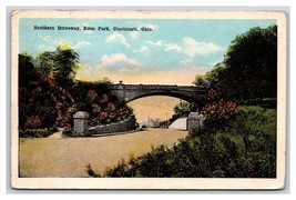 Southern Driveway Eden Park Cincinnati Ohio OH WB Postcard H22 - £2.33 GBP