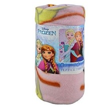 Disney Frozen Elsa & Anna 100% Fleece Soft & Warm Throw For Girls 40 X 50 in - $9.49