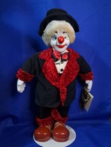 New With Tags Vintage Collectors Choice Porcelain Clown (FC 37 T D793) - £37.31 GBP