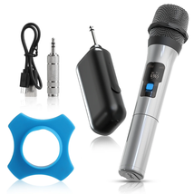 1 Pcs Wireless Microphone, Wireless Microphone Cordless Handheld System with Rec - £33.10 GBP
