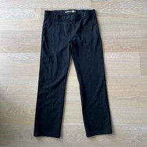 Betabrand Straight-Leg Classic Dress Pant Yoga Pants Black Large Petite - $38.69