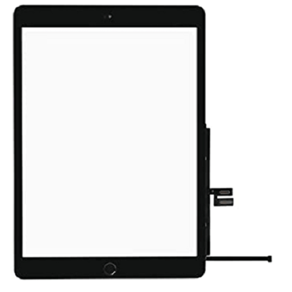Primary image for Premium Digitizer Touch Screen Glass w/Home Button w/Tape for iPad 9 10.2" BLACK
