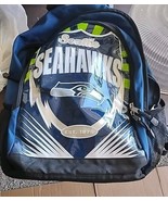 Seattle Seahawks Backpack Kids/Adult Lightning - NFL 2 Compartment 2018 ... - $21.03 CAD
