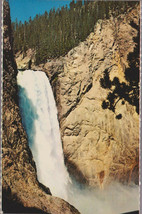 1960&#39;s Postcard YELLOWSTONE NATIONAL PARK LOWER FALLS Unposted - £2.34 GBP