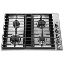 KitchenAid 30&quot; W 4-Burner Gas Cooktop w/ Downdraft Exhaust Vent, KCGD500... - $1,659.00
