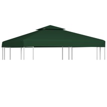 Gazebo Cover Canopy Replacement 310 g / m² Green 3 x 3 m - £39.01 GBP
