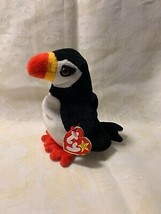 Penguin Puffery TY Beanie Baby Plush B-day Nov.3 1997 Retired with Tag T6 - $7.80
