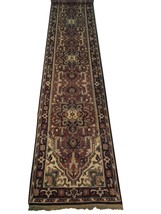 20 Runner Rugs Brick Red Traditional Design Genuine Hand-knotted in India  - £293.08 GBP