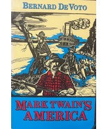 MARK TWAIN&#39;S AMERICA By De Bernard Augustine DeVoto - $914.80 MXN