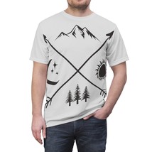 Unisex All-Over Print T-Shirt: Nature&#39;s Harmony Meets Comfort - £31.59 GBP+