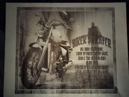 Bikers Prayer wall decor  - $30.00