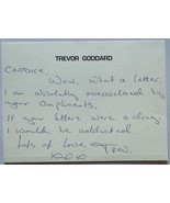 Trevor Goddard Autographed Signed Hand-Written Note ANS - $275.62 MXN