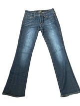Lucky Brand Women Jeans Sweet&#39; N Low Distressed Bootcut Denim Mid-Rise Blue Sz.2 - £15.57 GBP