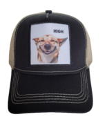 HIGH Hat Dog Trucker Baseball Cap Mesh Panel Adjustable One Size Snap Ba... - $21.77
