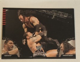 Batista Vs Undertaker Trading Card WWE Ultimate Rivals 2008 #4 - £1.55 GBP