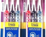 2 Packages Oral-B Pro-Flex Stain Eraser Gum Gentle Medium 3 Count Toothb... - £22.01 GBP