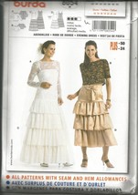 Vintage Burda Women's Evening Dress Bride's Gown Pattern Misses Size 12 - 24 - $8.59