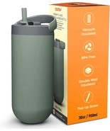 Asobu Orbit 30oz Water Bottle, Basil Green, Insulated, Pop-Up Lid, Trave... - $608.78 MXN