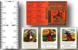 Handcrafted 1:12 Scale Miniature Book Little Bo Peep Pre 1900 Dollhouse Scale - £31.97 GBP