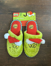 Grinch Womens Slippers Sz 9/10 Christmas Holiday New - £19.60 GBP