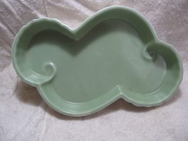 Vintage Collectible HAEGER Ceramic Decorative Green Dish-USA Made-Candy-... - $22.95