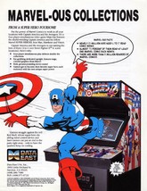 Captain America And The Avengers Arcade FLYER Original 1991 Video Game Vintage   - £70.99 GBP