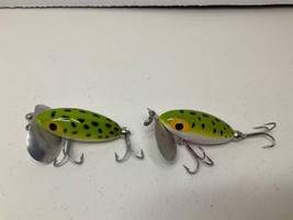 Lot O 2 Fred Arbogast Frog Jitterbug Fishing Lures 1.75” - very good con... - $9.65