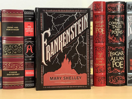 Frankenstein by Mary Shelley - leather-bound hardcover - Good - £30.05 GBP