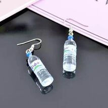 Brand New Whimsical Water  Bottle Acrylic EarringsAbsolutely Adorable!! - $5.00
