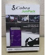 COBRA JUMPACK JUMP STARTER &amp; POWER PACK MODEL CPP7500  - PURPLE - $49.89