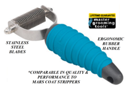Pet 20 Blade Stripping Stripper Tool Hair Mat Breaker Comb Rake Coat Dematting - £23.58 GBP