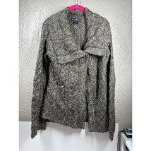 Mercer &amp; Madison Boho Style Cardigan Green Shawl Collar Single Button Wo... - $408.81 MXN