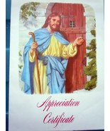 Vintage Vacation Bible School Appreciation Certificate 1962 - $1.99