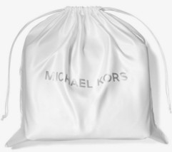 Set of 2 Michael Kors XL Drawstring Dust Bag White Silver 21&quot;x21&quot; 35S0PU... - £18.92 GBP