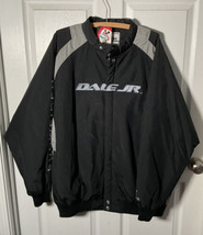 Chase Authentic NASCAR Dale Earnhardt Jr Black Nylon Jacket SZ 2XL Budweiser - $79.95