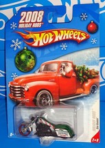 Hot Wheels 2008 Holiday Rods Bad Bagger Mtflk Green w/ MC3s NORTH POLE C... - $8.00
