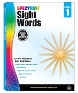Spectrum Grade 1 Sight Words Workbook with Flash Cards and Sentences - $21.18 CAD