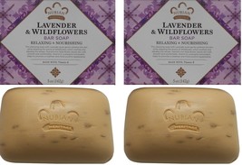 Nubian Heritage - 2 Pk 5oz Bars  Shea Butter - Lavender &amp; Wildflower- - £7.75 GBP