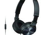 Sony MDR-ZX310AP ZX Series Wired On Ear Headphones with mic, Black - £31.34 GBP